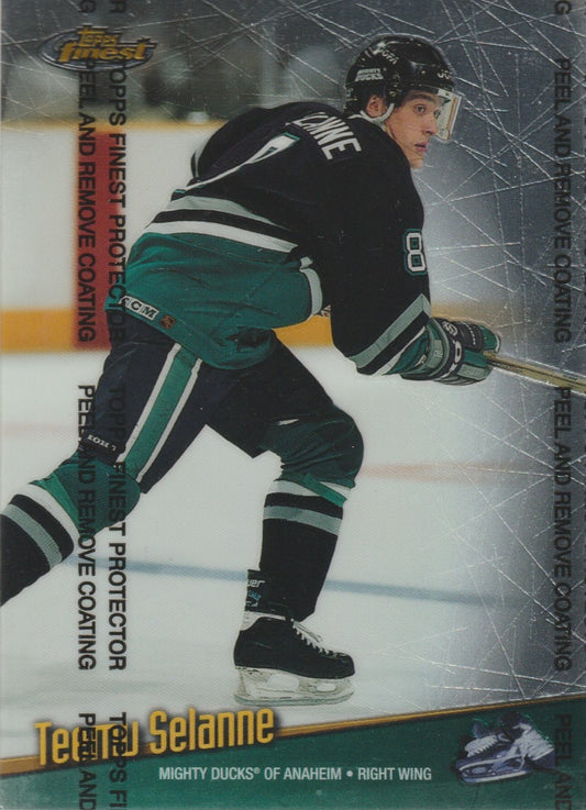 NHL 1998-99 Finest Oversize - No 1 of 7 - Teemu Selanne