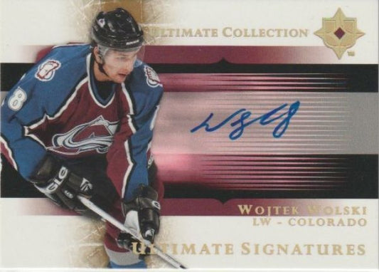 NHL 2005-06 Ultimate Collection Ultimate Signatures - No US-WW - Wojtek Wolski