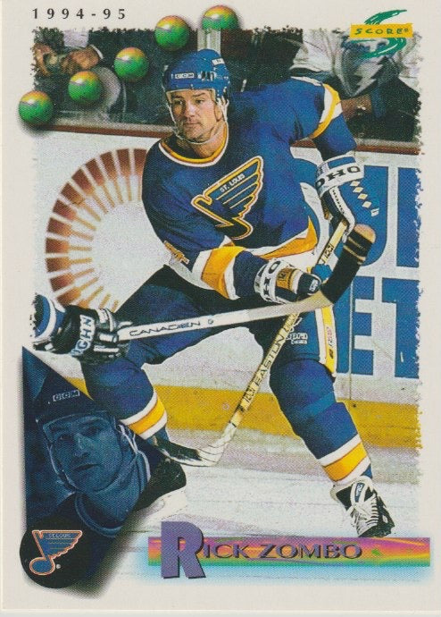 NHL 1994 / 95 Score - No 75 - Rick Zombo