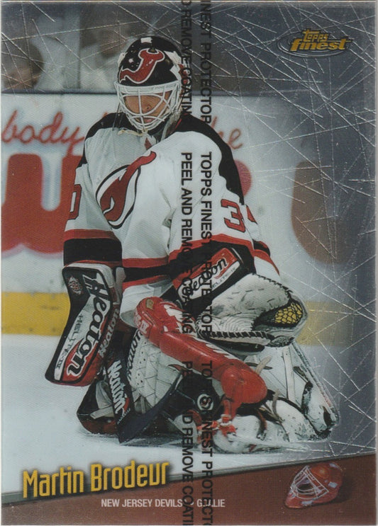 NHL 1998-99 Finest Oversize - No 3 of 7 - Martin Brodeur