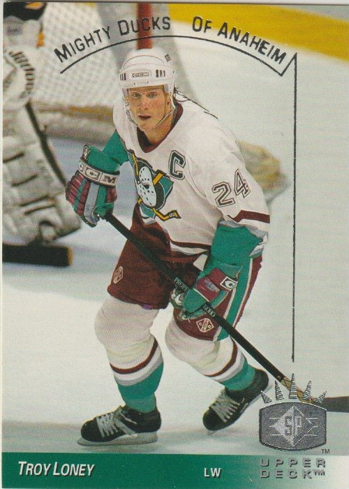 NHL 1993/94 Upper Deck SP Inserts - No 2 - Troy Loney