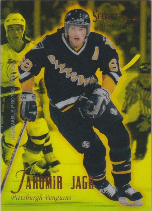 NHL 1995 / 96 Select Certified Mirror Gold - No 38 - Jaromir Jagr