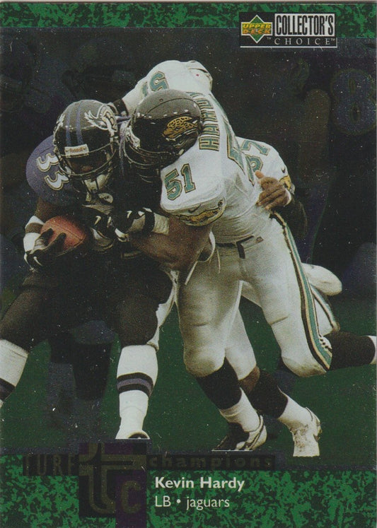 NFL 1997 Collector's Choice Turf Champions - No TC15 - Kevin Hardy