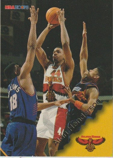 NBA 1996-97 Hoops - No 3 - Alan Henderson