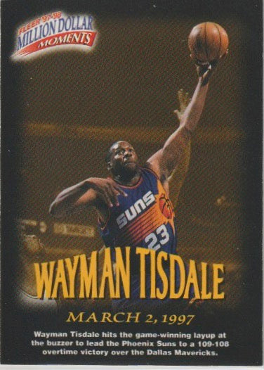 NBA 1997-98 Fleer Million Dollar Moments - No 5 - Wayman Tisdale