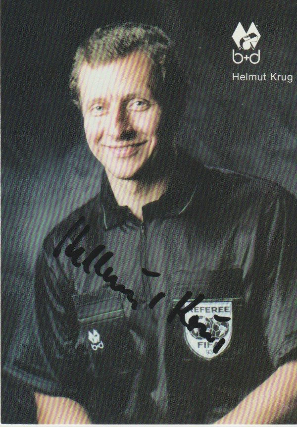 Soccer - Autograph - Helmut Krug