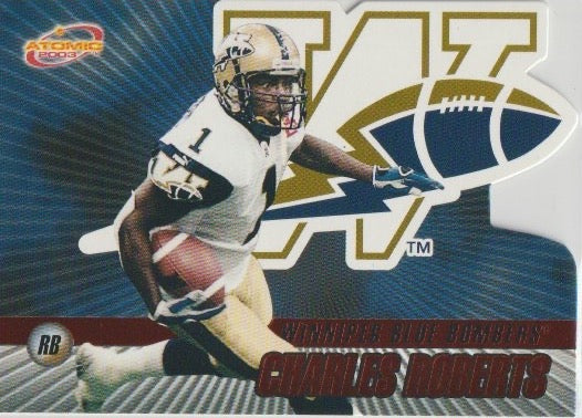 NFL 2003 Atomic CFL Red - No 95 - Charles Roberts