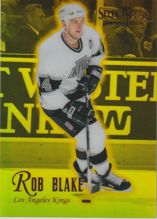 NHL 1995 / 96 Select Certified Mirror Gold - No 74 - Rob Blake