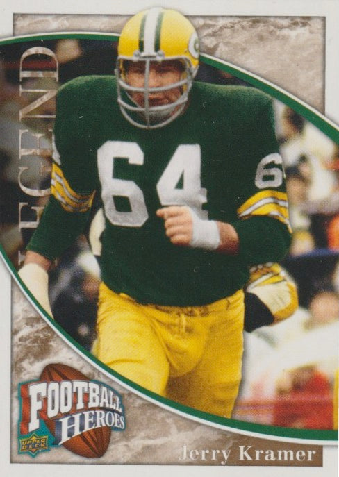 NFL 2009 Upper Deck Heroes - No 212 - Jerry Kramer