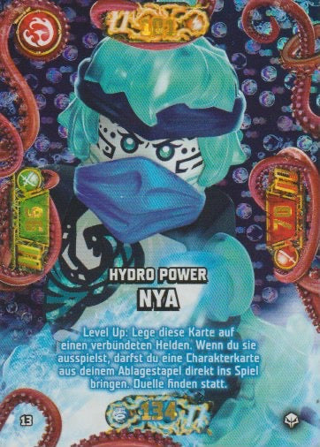 Div Ninjago 2022 - Lego Trading Card Game - No 134 - Hydro Power NYA