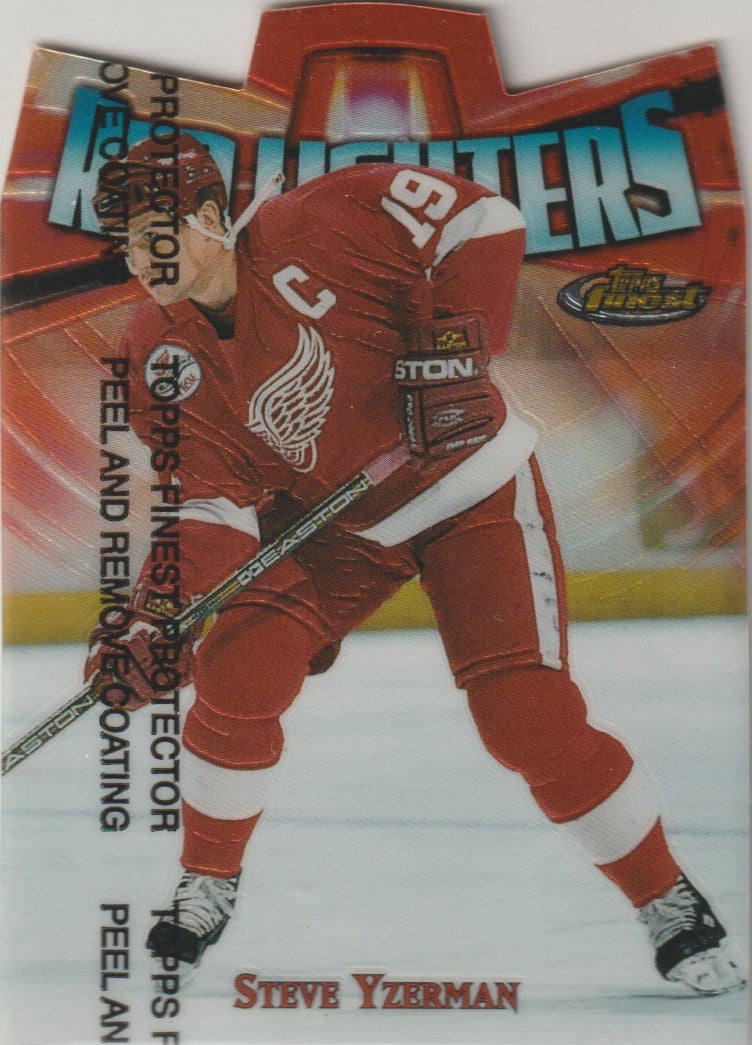 NHL 1998-99 Finest Red Lighters - No R7 - Steve Yzerman