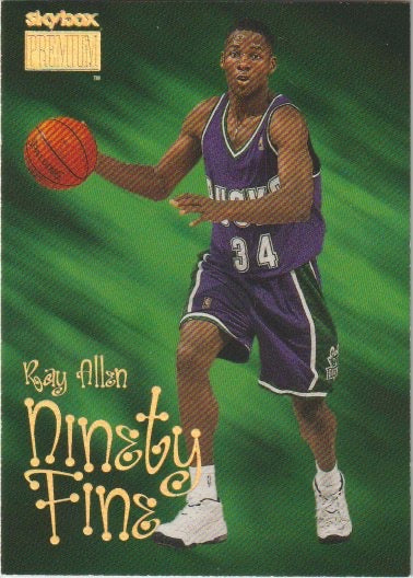 NBA 1998 / 99 SkyBox Premium - No 202 - Ray Allen