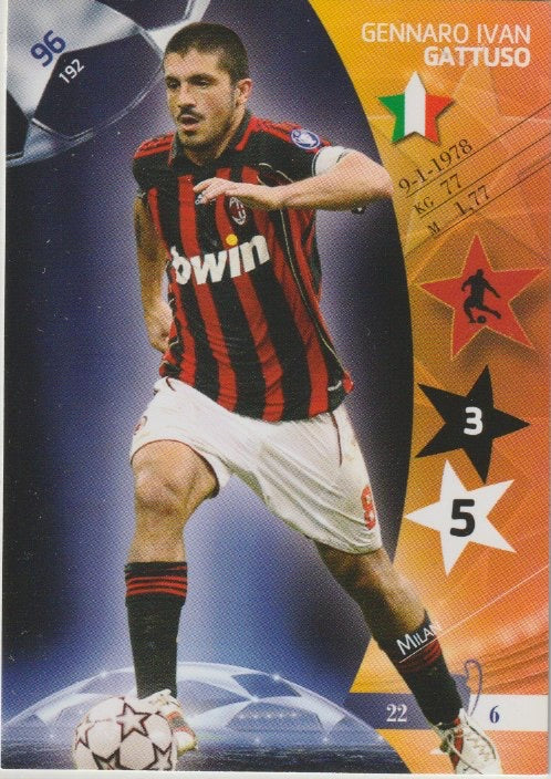 Soccer 2007 Panini Champions League - No 96 - Gennaro Ivan Gattuso