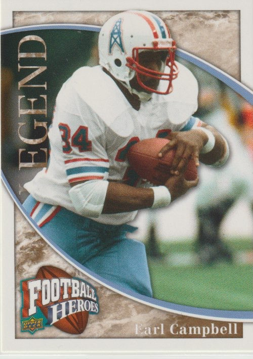NFL 2009 Upper Deck Heroes - No 272 - Earl Campbell