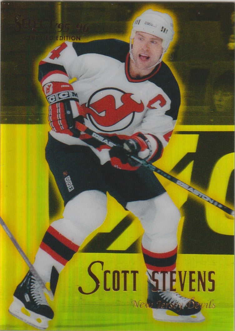 NHL 1995 / 96 Select Certified Mirror Gold - No 66 - Scott Stevens
