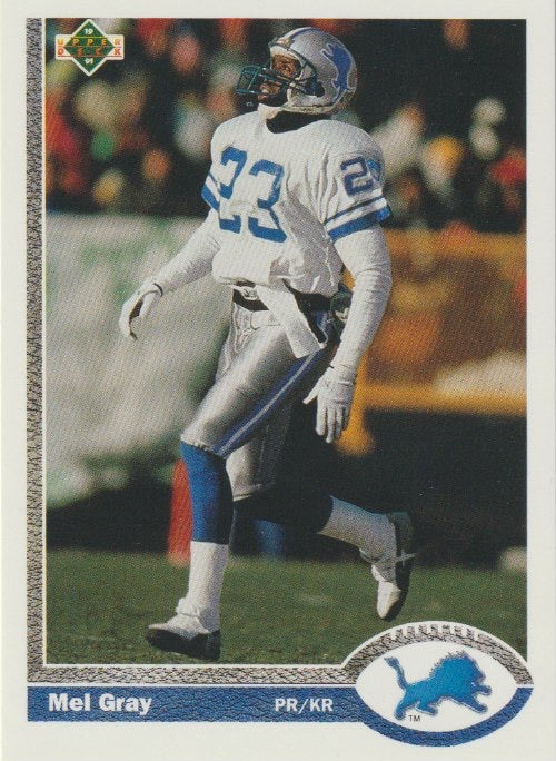 NFL 1991 Upper Deck - No 323 - Mel Gray