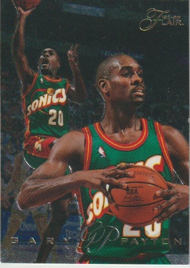 NBA 1995-96 Flair - No 189 - Gary Payton