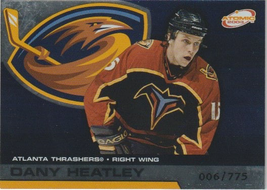 NHL 2002-03 Atomic Hobby Parallel - No 4 - Dany Heatley