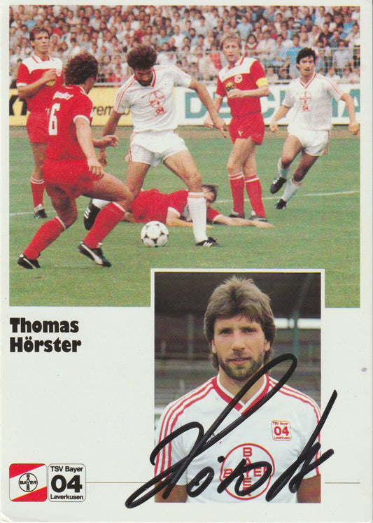 Fussball - Autogramm - Thomas Hörster