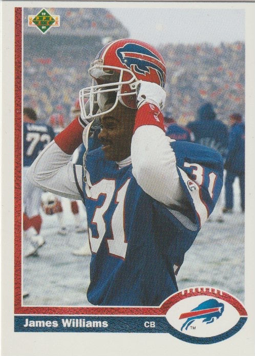 NFL 1991 Upper Deck - No 158 - James Williams