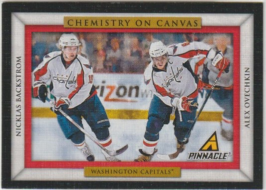 NHL 2010-11 Pinnacle Chemistry on Canvas - No 1 - Nicklas Backstrom / Alex Ovechkin