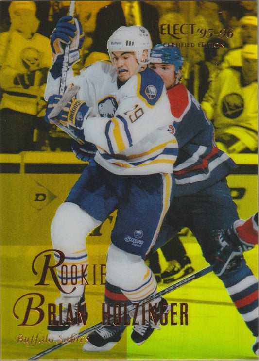 NHL 1995 / 96 Select Certified Mirror Gold - No 110 - Brian Holzinger