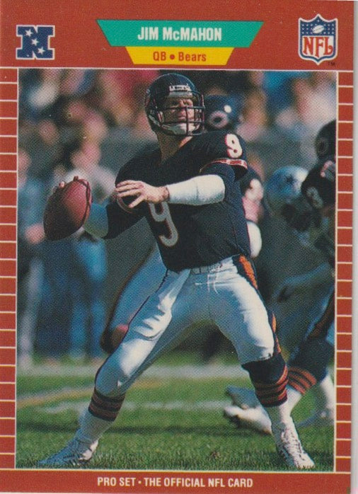 NFL 1989 ProSet - No 44 - Jim McMahon