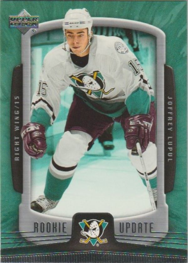 NHL 2005-06 Upper Deck Rookie Update - No 3 - Joffrey Lupul