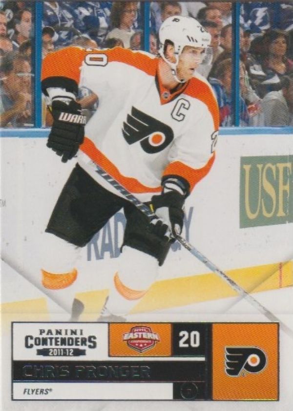 NHL 2011-12 Panini Contenders - No 20 - Chris Pronger