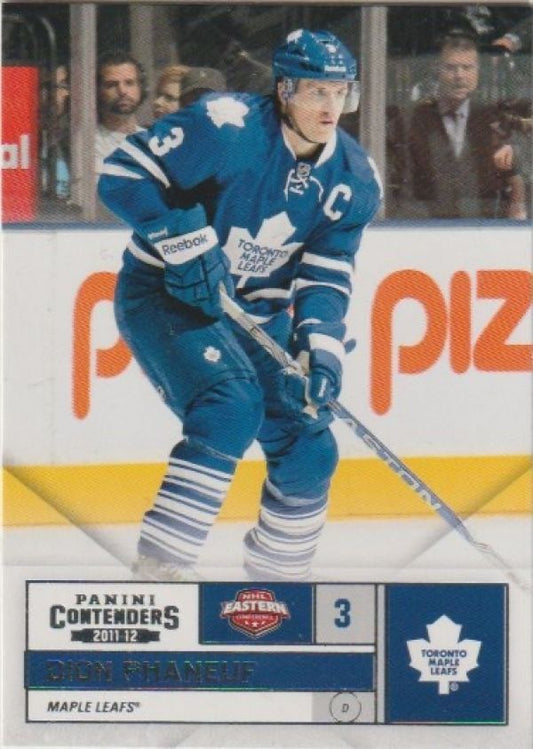 NHL 2011-12 Panini Contenders - No 3 - Dion Phaneuf