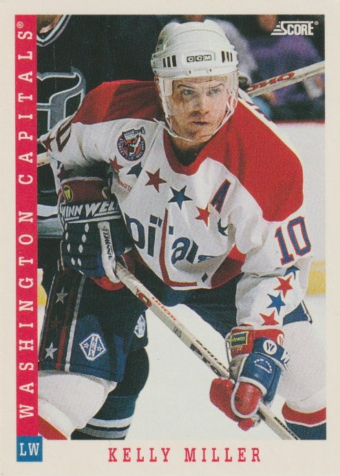 NHL 1993 / 94 Score Canadian - No 30 - Kelly Miller