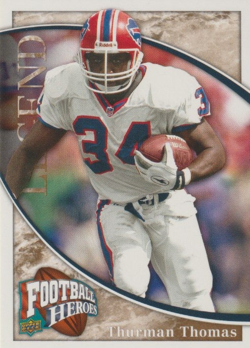 NFL 2009 Upper Deck Heroes - No 242 - Thurman Thomas