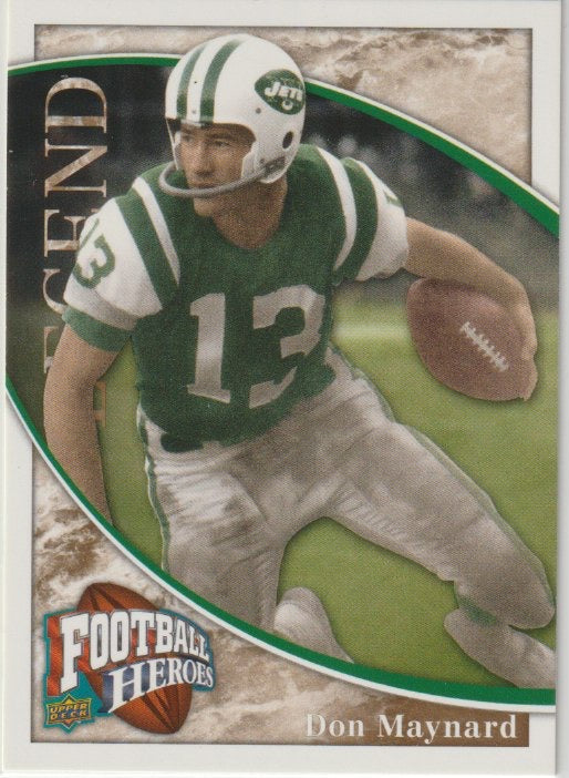 NFL 2009 Upper Deck Heroes - No 225 - Don Maynard