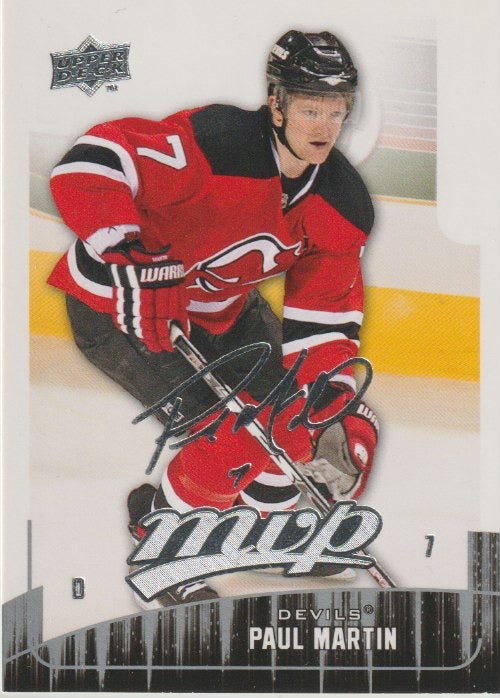 NHL 2009-10 Upper Deck MVP - No 126 - Paul Martin