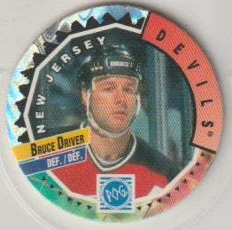 NHL 1994-95 Canada Games NHL POGS - No 150 - Bruce Driver