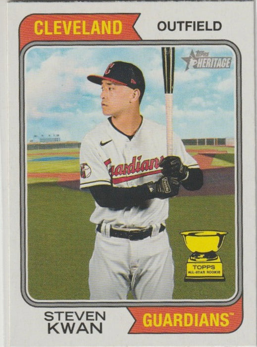 MLB 2023 Topps Heritage - No 232 - Steven Kwan