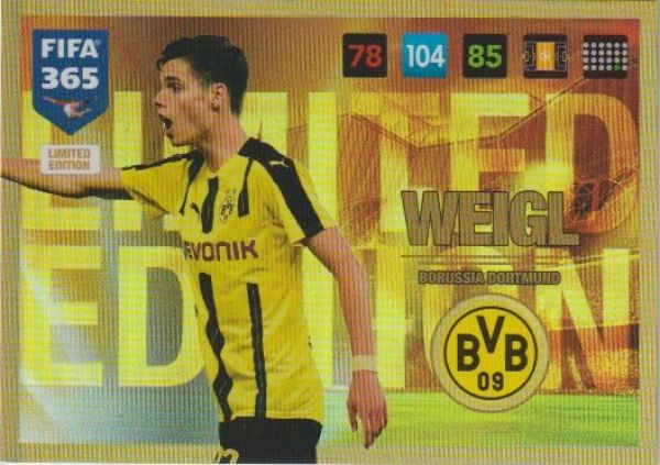 Football 2017 Panini Adrenalyn XL Limited Edition - Julian Weigl