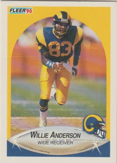 NFL 1990 Fleer - No 33 - Willie Anderson