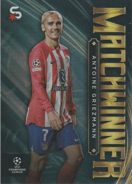 Soccer 2023-24 Topps Superstars Matchwinner - No MW07 - Antoine Griezmann