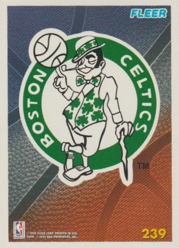 NBA 1994-95 Fleer European - No 239 - Team Logo Boston Celtics