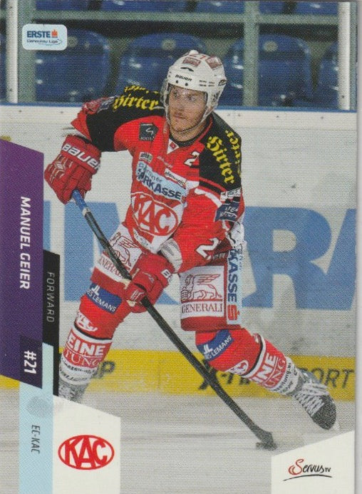 EBEL 2014-15 Citypress - No 203 - Manuel Geier