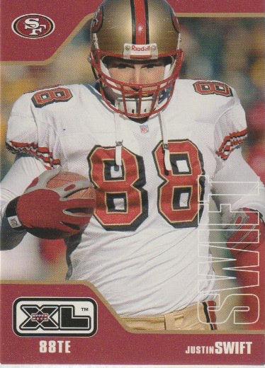 NFL 2002 Upper Deck XL - No 407 - Justin Swift