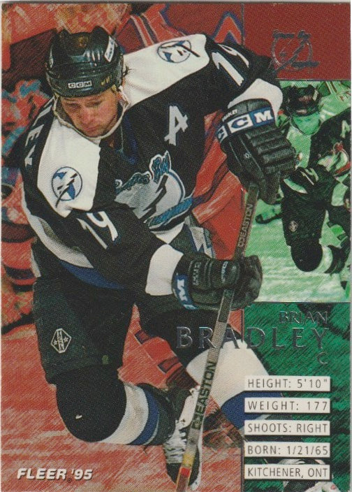 NHL 1994 / 95 Fleer - No 203 - Brian Bradley
