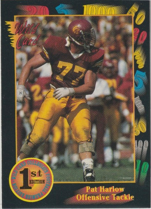 NFL 1991 Wild Card Draft - No 38 - Pat Harlow