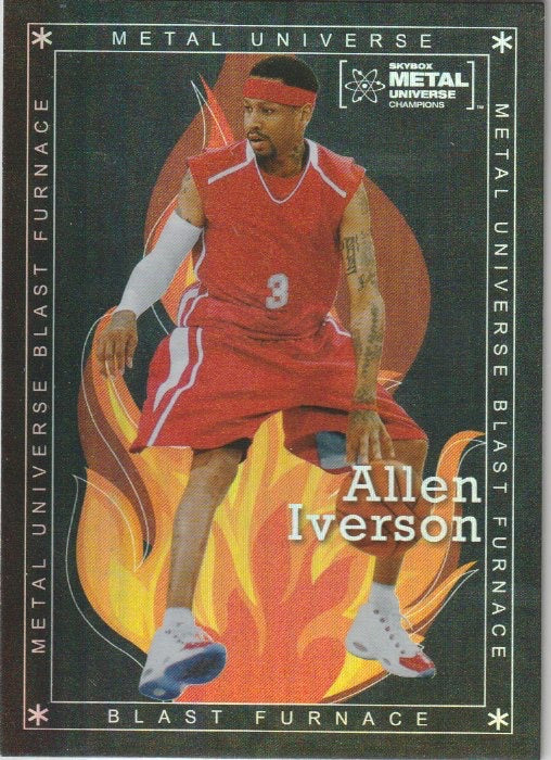 NBA 2021 Metal Universe Champions Blast Funace - No BF-12 - Allen Iverson