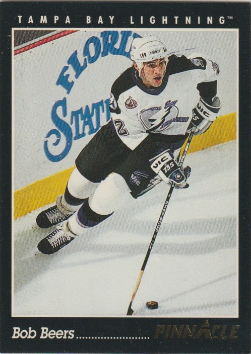 NHL 1993 / 94 Pinnacle - No 186 - Bob Beers
