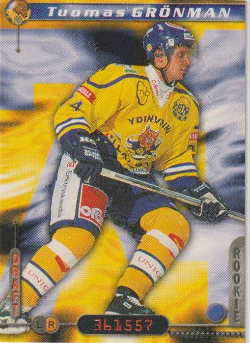 FIN/NHL 2000-01 Finnish Cardset - No 302 - Tuomas Grönman