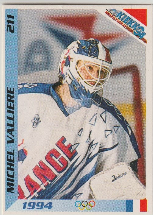 FIN/NHL 1994 Finnish Jaa Kiekko - No 211 - Michel Valliere