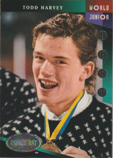NHL 1993 / 94 Parkhurst - No 513 - Todd Harvey