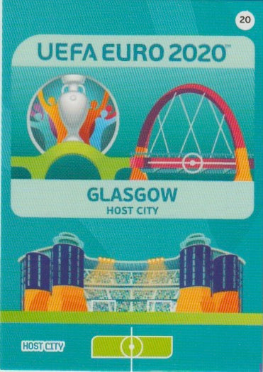 Fussball 2020-21 Panini UEFA Euro 2020 Adrenalyn XL Premium - No 20 - Glasgow Host City